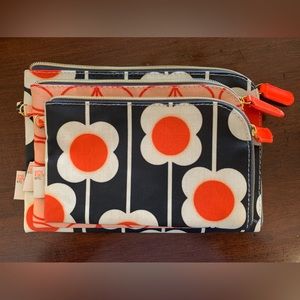 Orla Kiely forTarget set of 3 slim accessory bags. Great sizes!!!